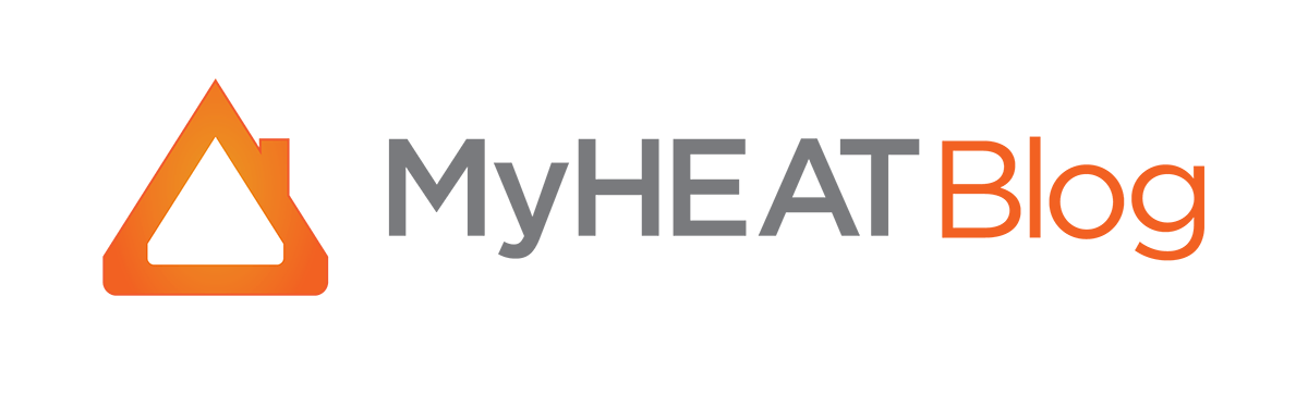 A logo for the MyHEAT Energy Efficiency Blog